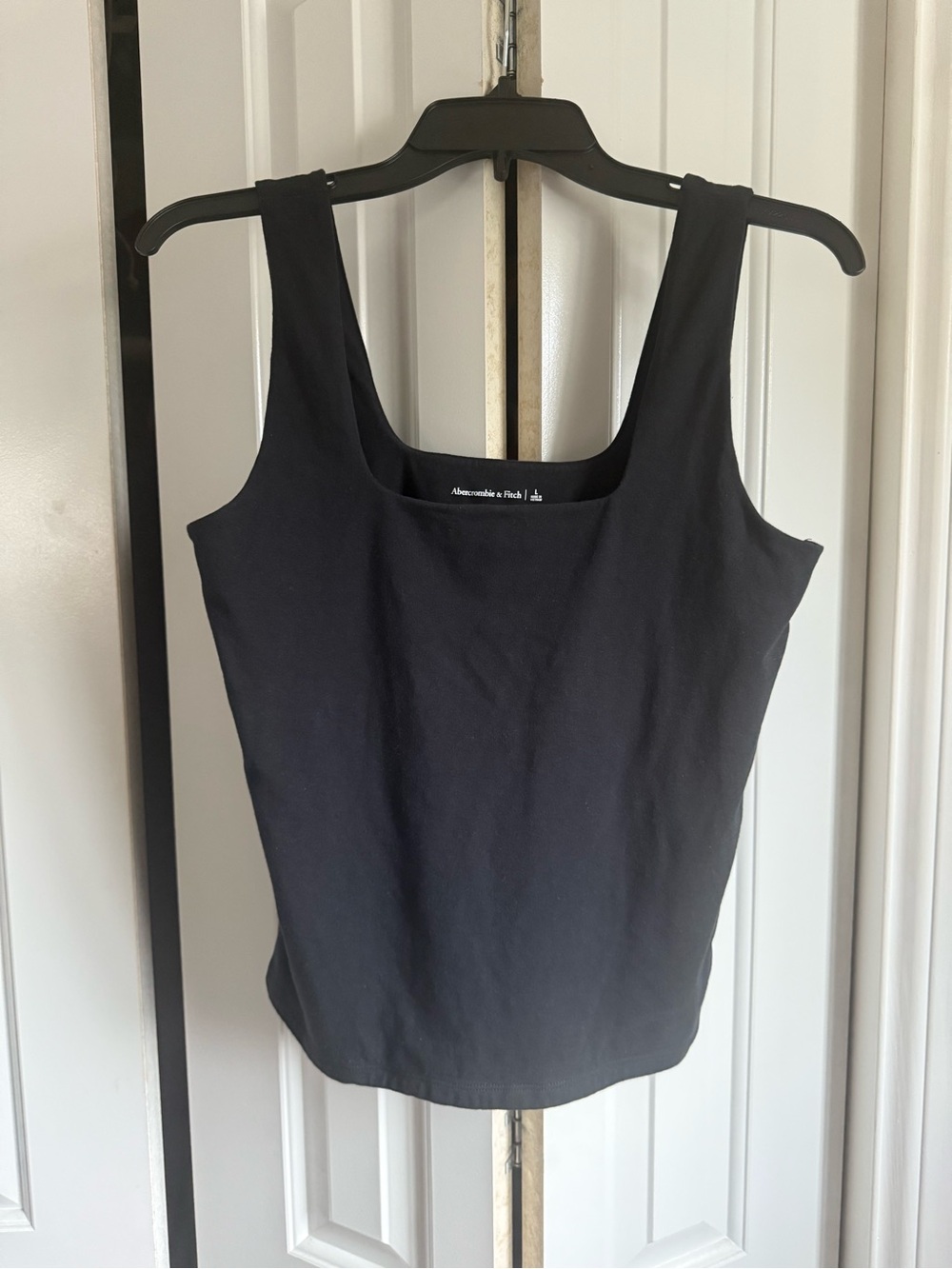 Abercrombie & Fitch Black Square Neck Tank